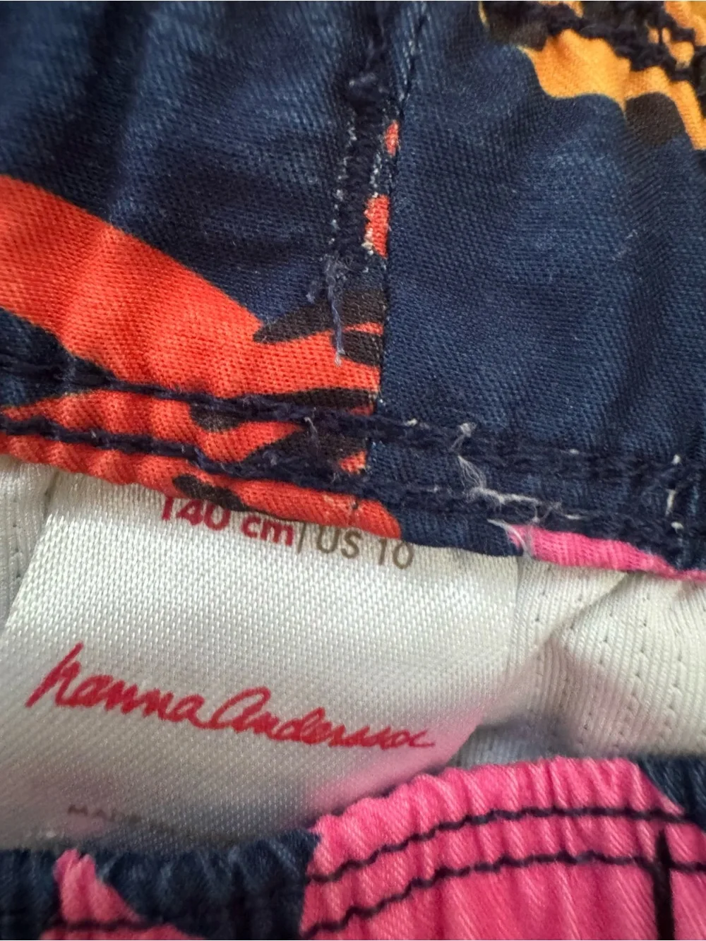 Hanna Andersson Multicolor Sea Life Swim Shorts